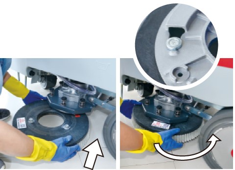 洗地機(jī)刷盤安裝 洗地機(jī)刷盤安裝